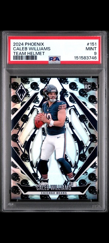 2024 Panini Phoenix - Rookies Caleb Williams #151 Team Helmet /399 (RC) PSA 9