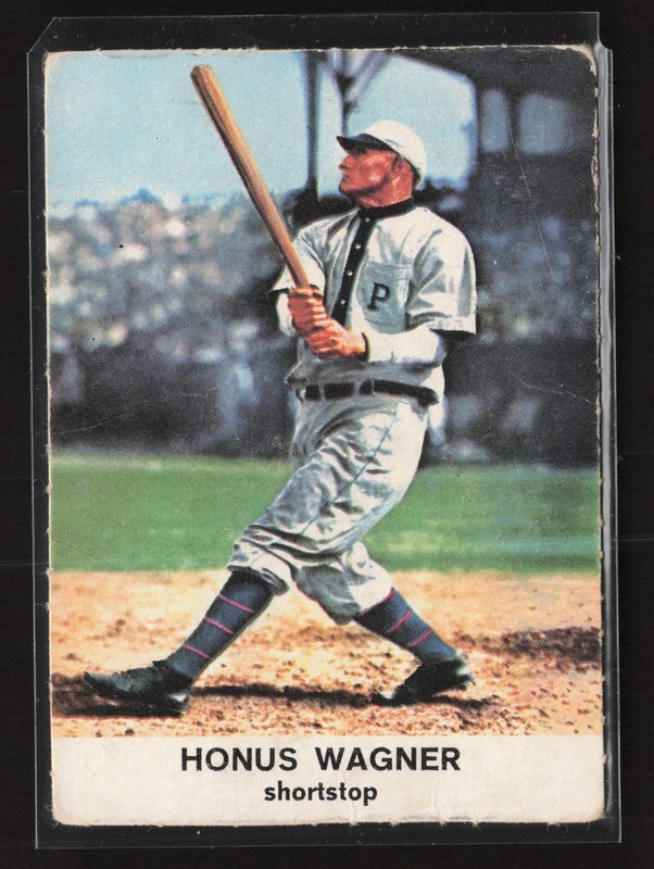 Honus Wagner 1961 Golden Press Hall of Fame Baseball Stars #32 TYW6 wrinkle