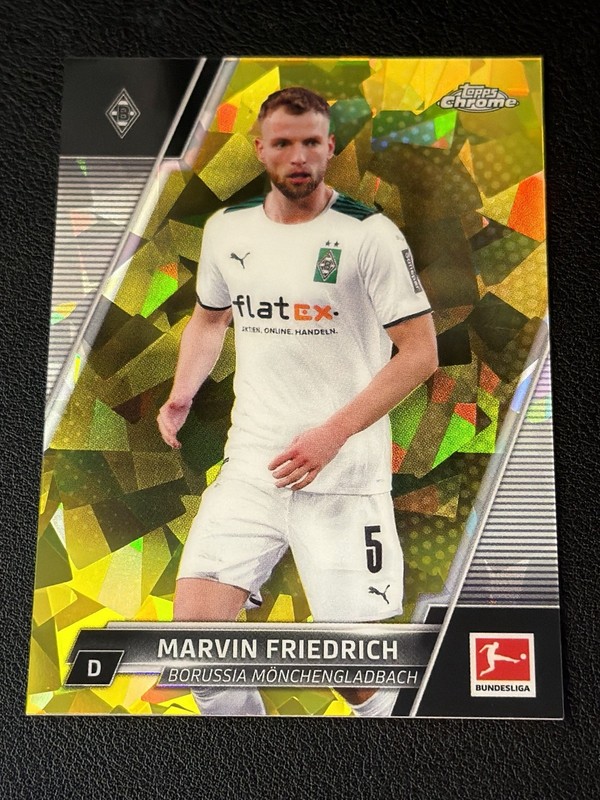 2021-22 Topps Chrome Sapphire Bundesliga Yellow Marvin Friedrich #/99