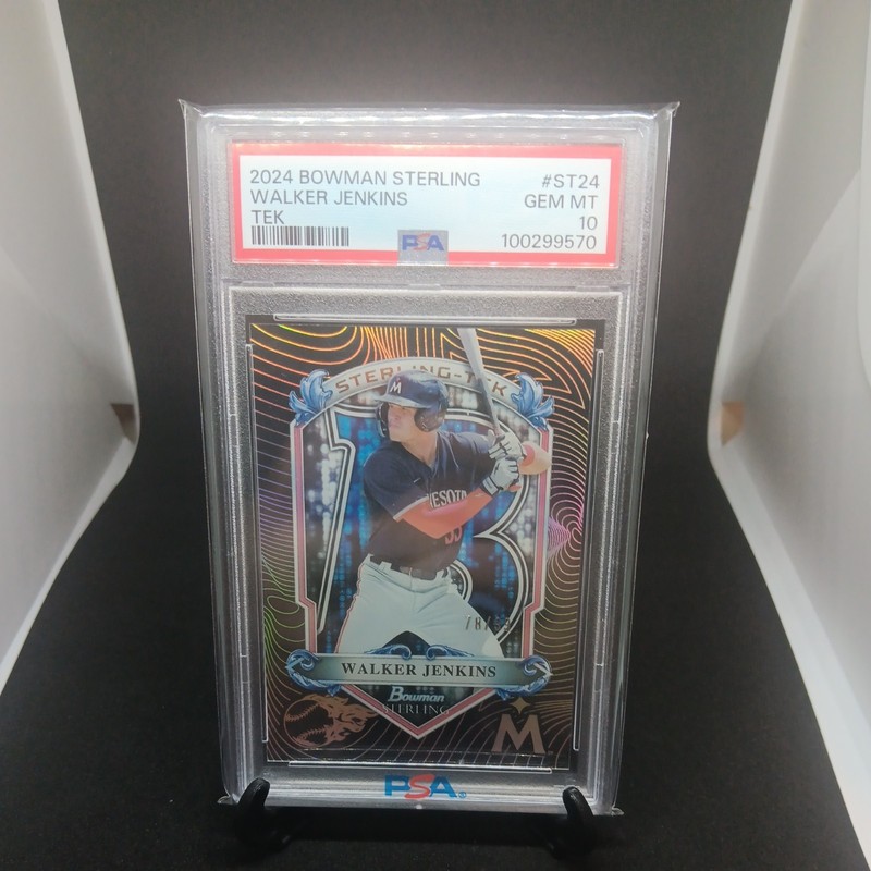 2024 Bowman Sterling Walker Jenkins TEK /99 #ST-24 PSA 10 Gem Mint Twins