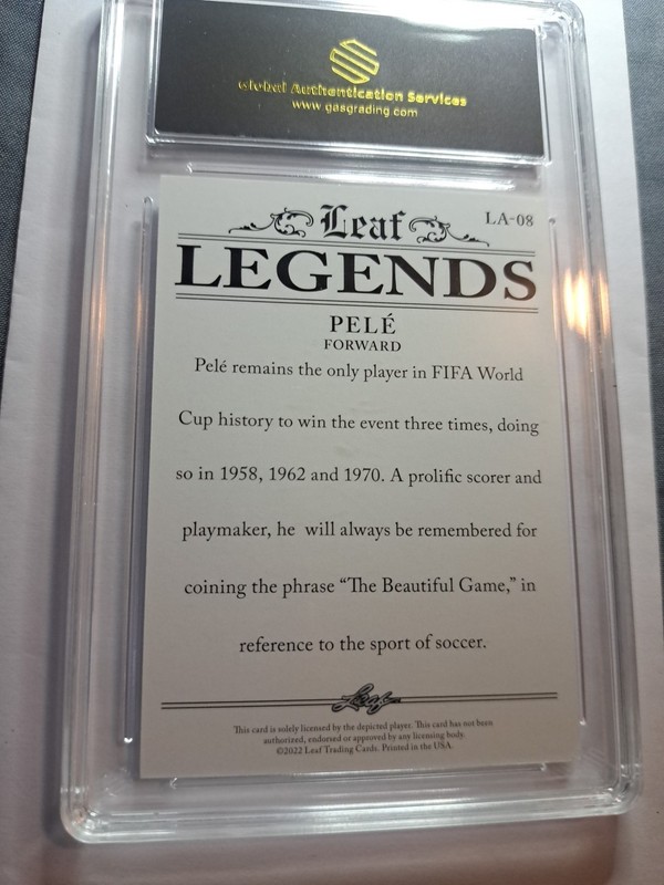 Pele 2022 Leaf Legends Achievements GAS 10  view 2