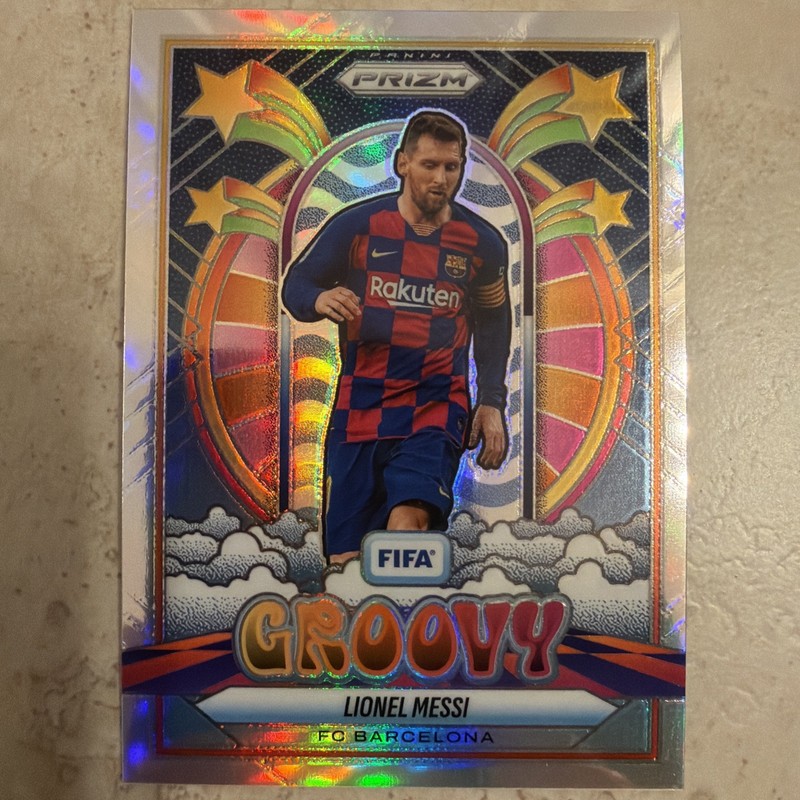 2025-26 Panini Prizm FIFA Lionel Messi Groovy #19 Barcelona Case Hit