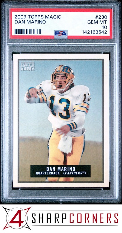 2009 TOPPS MAGIC #230 DAN MARINO HOF PSA 10