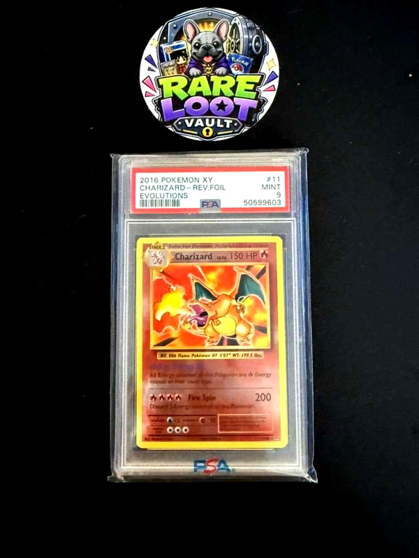 Charizard 11/108 Evolutions Reverse Holo PSA MINT 9