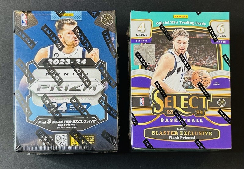 2023-24 Panini Basketball Blaster box lot 7 Victor Wembanyama Rookie Hunt! Prizm view 2