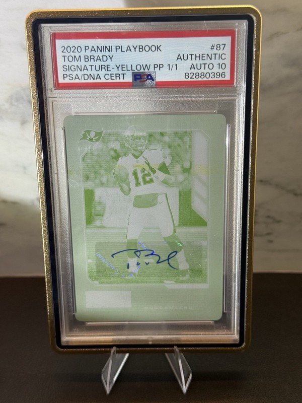 2020 Tom Brady 1/1 Autograph PSA 10 Auto RARE SUPER BOWL BUCS 