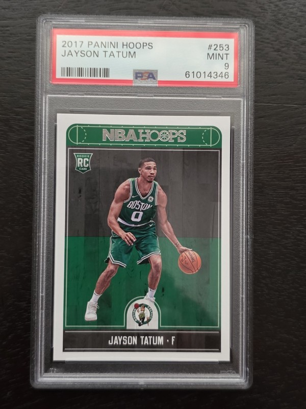 2017-18 Panini NBA HOOPS Jayson Tatum #253 (RC) PSA 9 Celtics