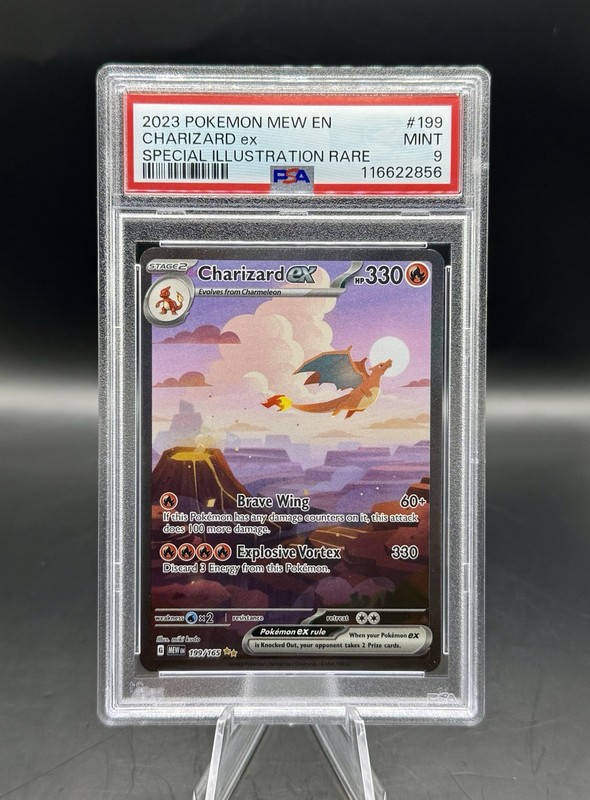 PSA 9 Charizard ex SIR 199/165 Pokemon Scarlet & Violet 151 English 2023