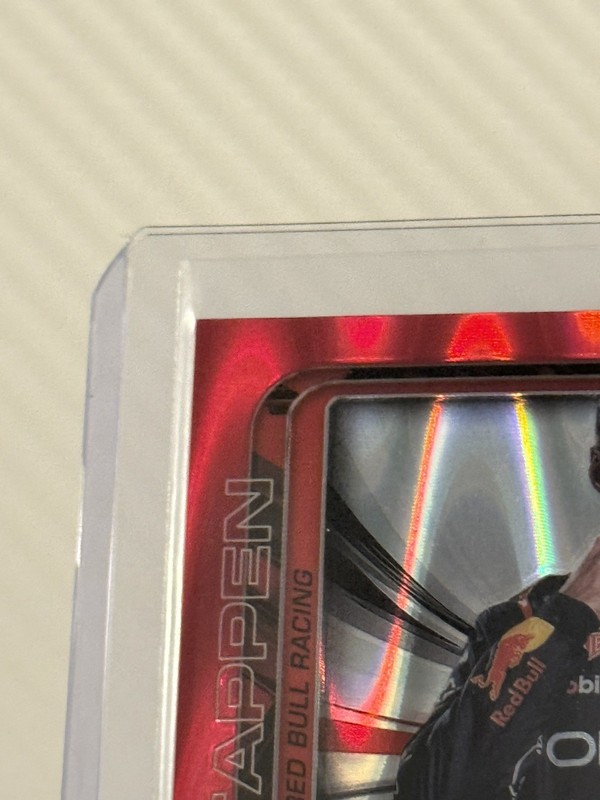 2025 Topps Chrome F1 Max Verstappen /5 Red Raywave Refractor #1 view 2