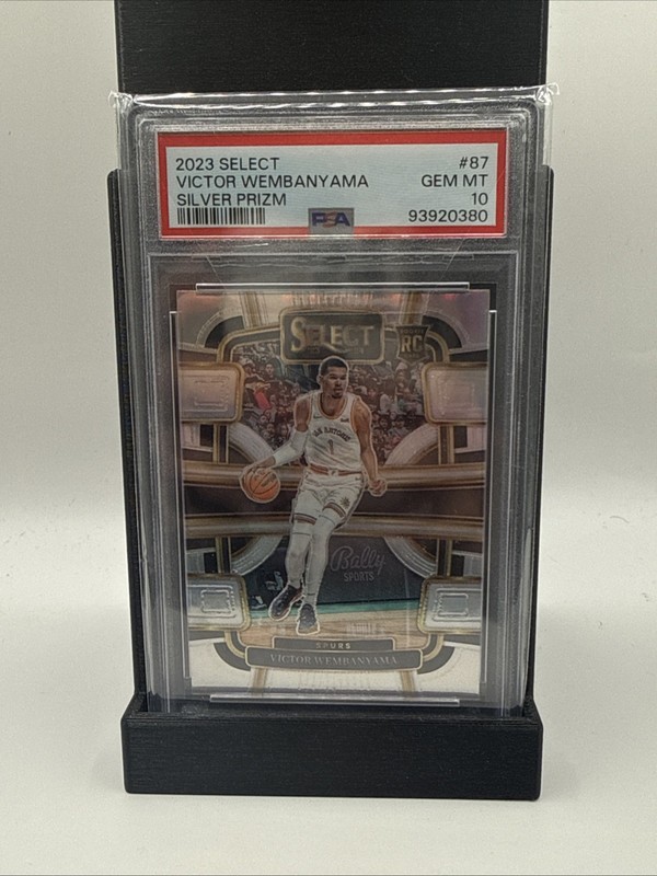 2023 Select Victor Wembanyama PSA 10 Rookie Silver Prizm Spurs Card #87 RC