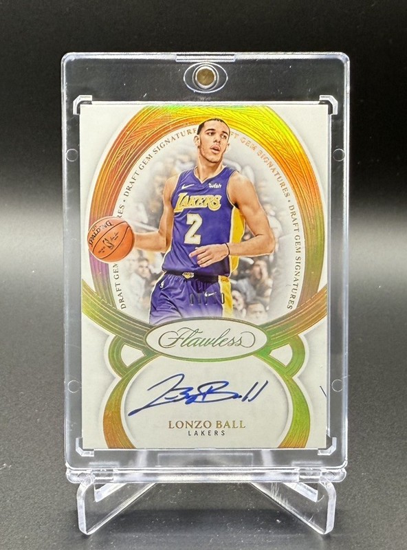 2024-25 Panini Flawless Lonzo Ball Draft Gem Signatures Auto Gold /10 #DGS-LBL