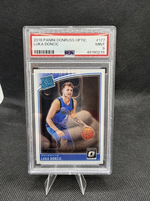 2018-19 Panini Donruss Optic Rated Rookie Luka Doncic #177 PSA 9 MINT