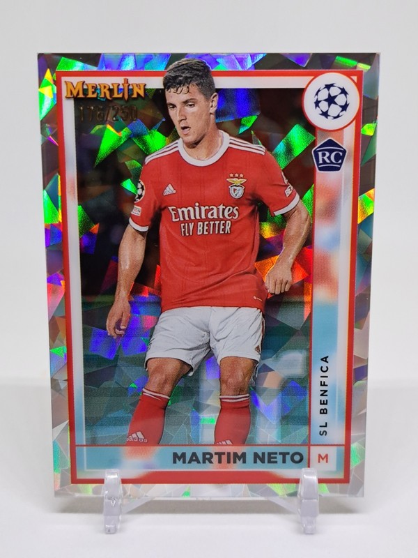 2022-23 Topps Merlin UEFA Club Competitions - Martim Neto #144 Atomic Refractor view 1