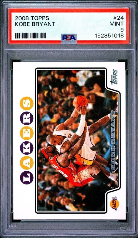 2008-09 Topps - LeBron James, Kobe Bryant #24 PSA 9 🔥