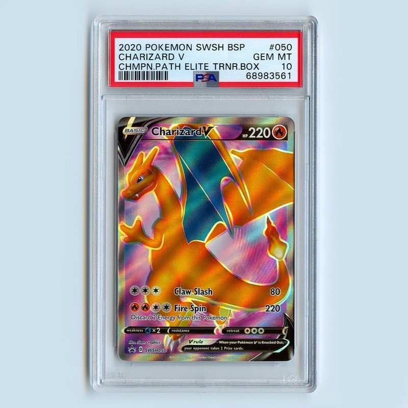 **PSA 10** Charizard V SWSH050 Pokemon Black Star Promo Champion's Path