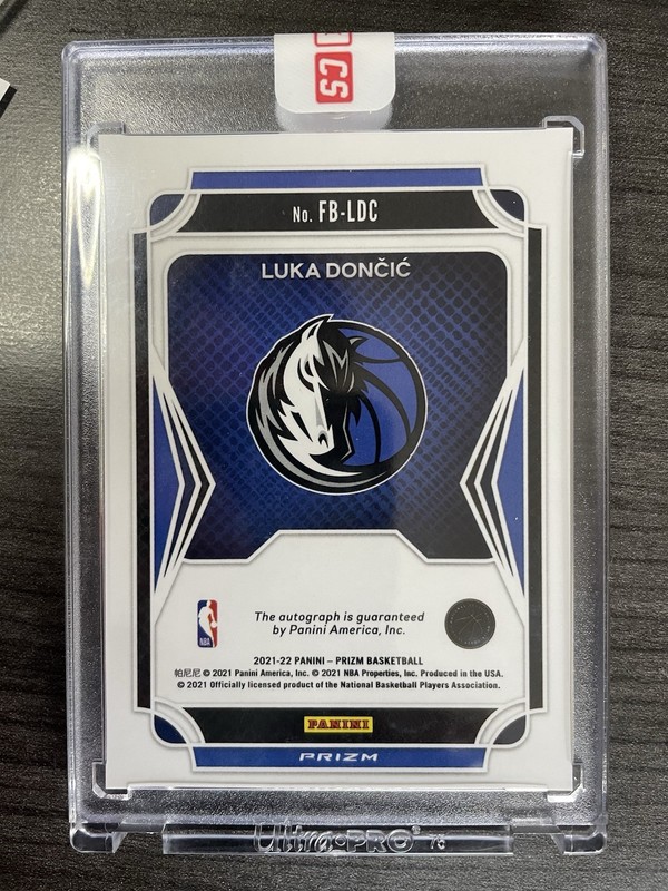 2021-22 panini prizm luca doncic fast break auto Sealed On Card Auto eBay 1/1 view 2