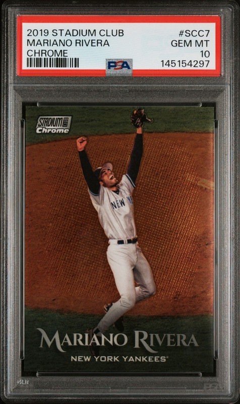 Mariano Rivera 2019 Topps Stadium Club Chrome #SCC-7 PSA 10