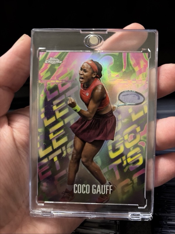 2024 Topps Chrome Tennis Coco Gauff Let’s Go Case Hit 