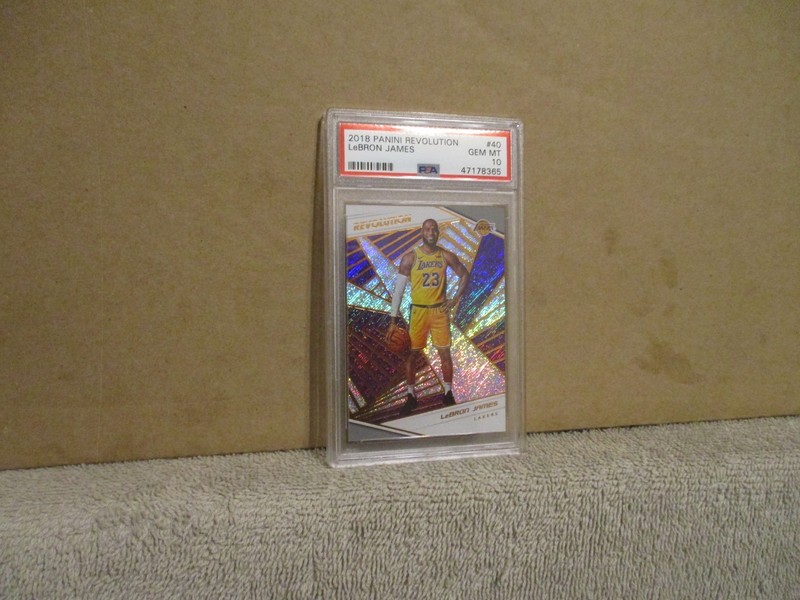 2018-19 PANINI REVOLUTION LEBRON JAMES #40 PSA 10 GEM MINT LAKERS MORE LISTED!