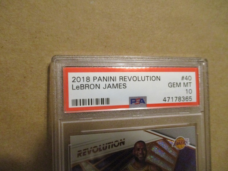 2018-19 PANINI REVOLUTION LEBRON JAMES #40 PSA 10 GEM MINT LAKERS MORE LISTED! view 2