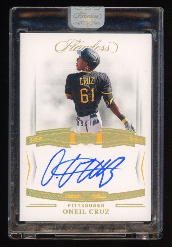 2022 Panini Flawless Baseball Rookie Signature #FRS-OC Oneil Cruz RC AUTO /10