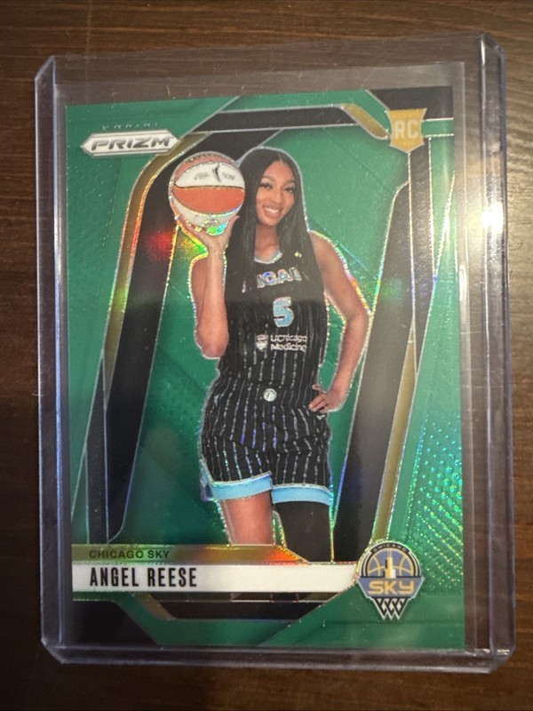 2024 Panini Prizm WNBA - Angel Reese #147 Green Prizm (RC)
