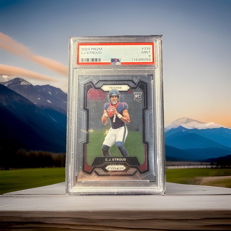 2023 Prizm RC C.J. Stroud #339 PSA 9 Texans Ohio State Buckeyes Graded Mint￼