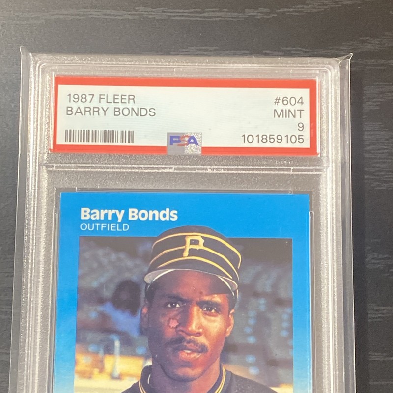 1987 Fleer - Barry Bonds PSA 9 Rookie #604 Mint RC Offers Welcome Free Shipping! view 2