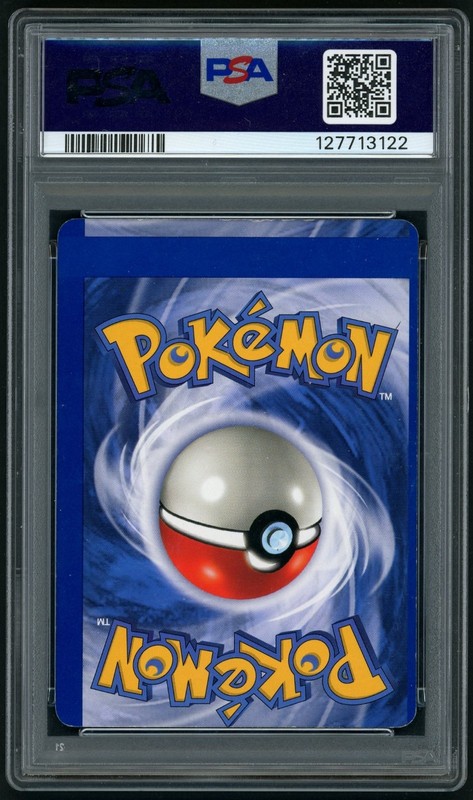 2000 POKEMON BASE 2 CHARIZARD-HOLO-INVERTED BACK PSA 4 *MISCUT + SWIRL* view 2