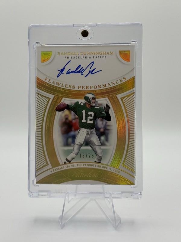 Panini 2025 Flawless Randall Cunningham FP-RCM Flawless Performances Auto /25