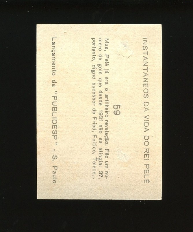 1964 Instantaneos Da Vida Do Rei Set-Break # 59 Pele LOW GRADE *GMCARDS* view 2