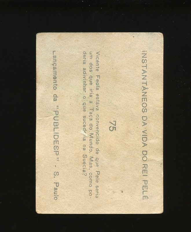 1964 Instantaneos Da Vida Do Rei Set-Break # 75 Pele LOW GRADE (crease) view 2