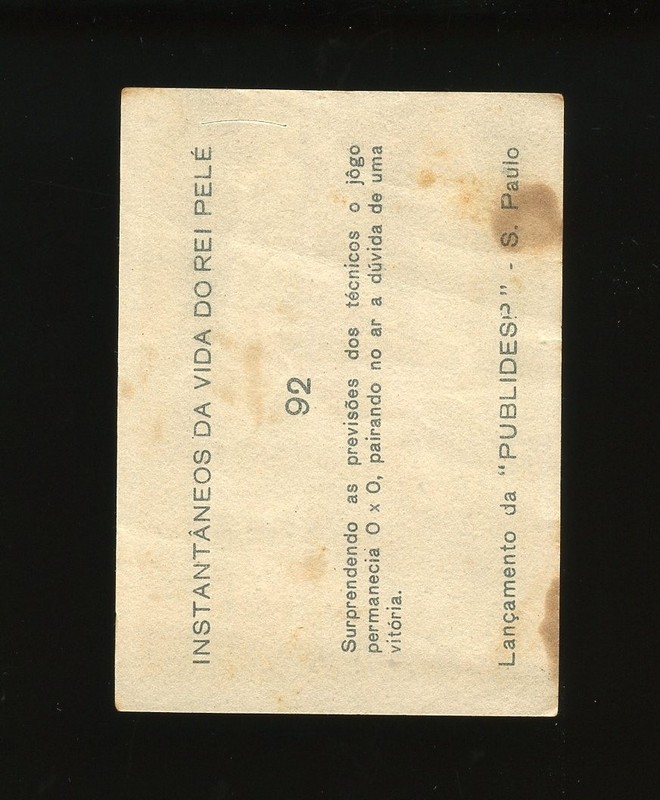 1964 Instantaneos Da Vida Do Rei Set-Break # 92 Pele LOW GRADE (crease) view 2