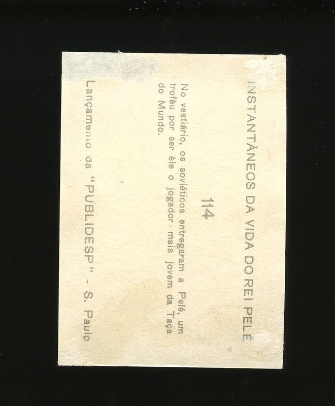 1964 Instantaneos Da Vida Do Rei Set-Break #114 Pele LOW GRADE (filler) view 2
