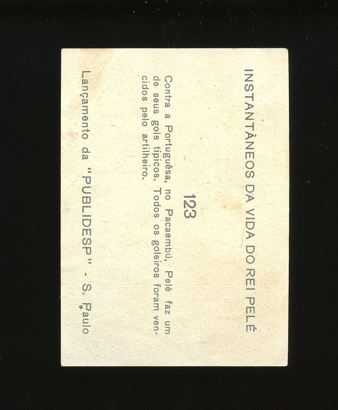 1964 Instantaneos Da Vida Do Rei Set-Break #123 Pele LOW GRADE (filler) view 2