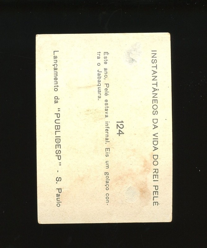 1964 Instantaneos Da Vida Do Rei Set-Break #124 Pele LOW GRADE *GMCARDS* view 2