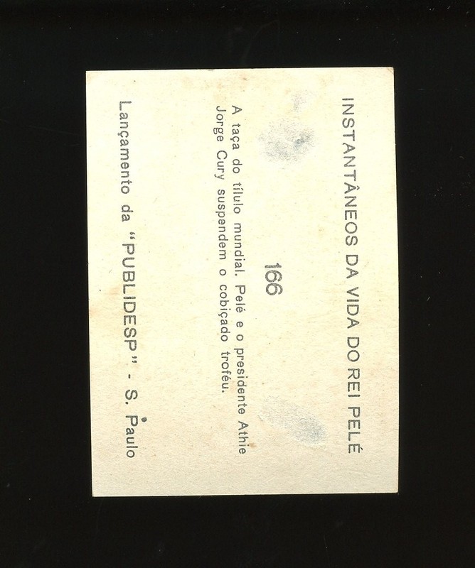 1964 Instantaneos Da Vida Do Rei Set-Break #166 Pele LOW GRADE *GMCARDS* view 2