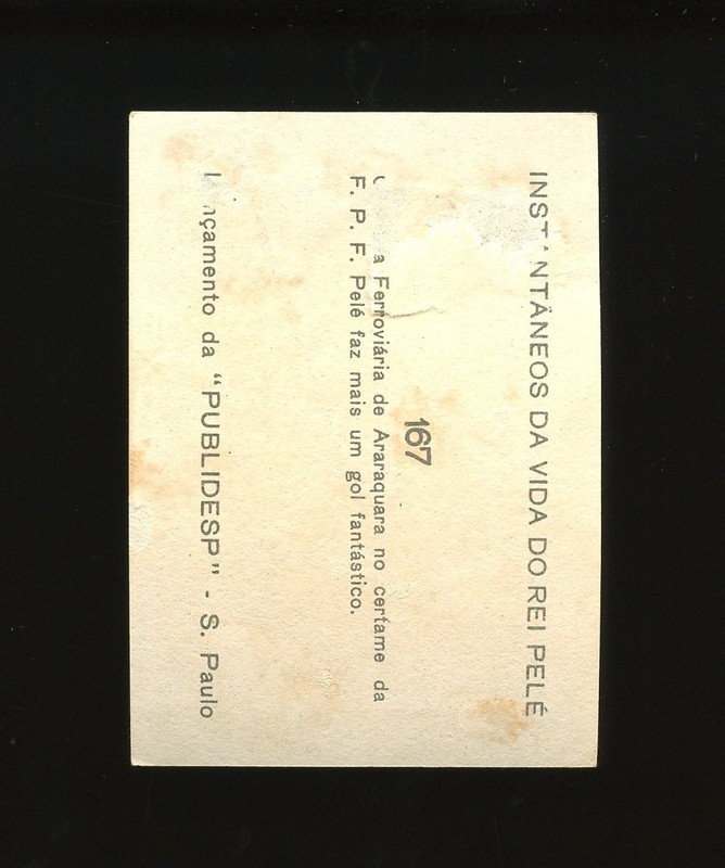 1964 Instantaneos Da Vida Do Rei Set-Break #167 Pele LOW GRADE *GMCARDS* view 2