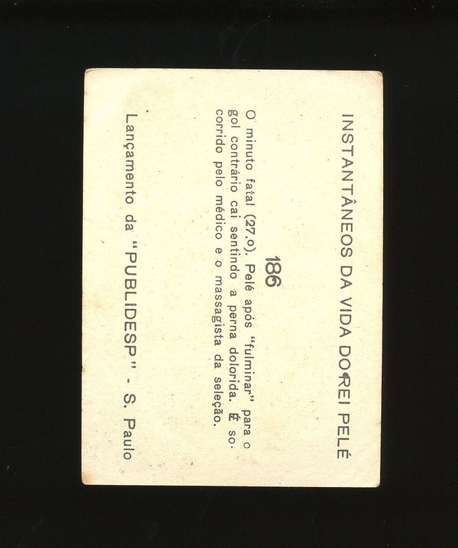 1964 Instantaneos Da Vida Do Rei Set-Break #186 Pele LOW GRADE *GMCARDS* view 2
