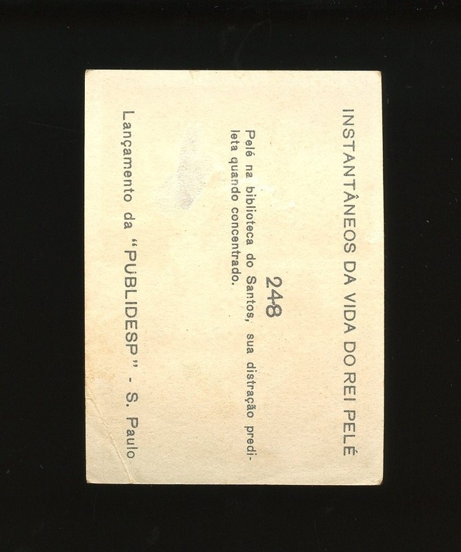 1964 Instantaneos Da Vida Do Rei Set-Break #248 Pele LOW GRADE *GMCARDS* view 2