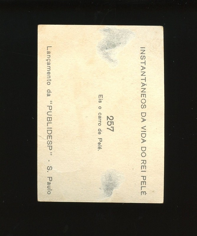 1964 Instantaneos Da Vida Do Rei Set-Break #257 Pele LOW GRADE *GMCARDS* view 2