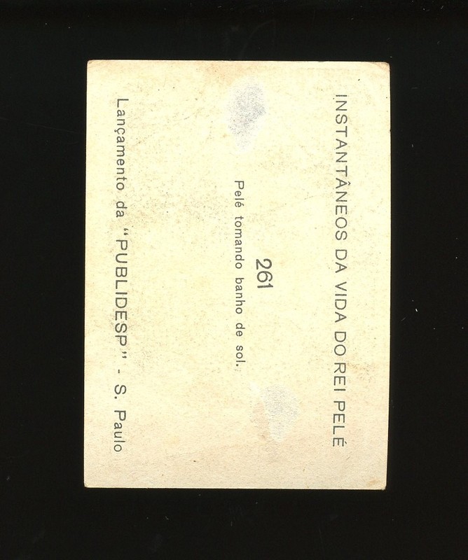 1964 Instantaneos Da Vida Do Rei Set-Break #261 Pele LOW GRADE *GMCARDS* view 2