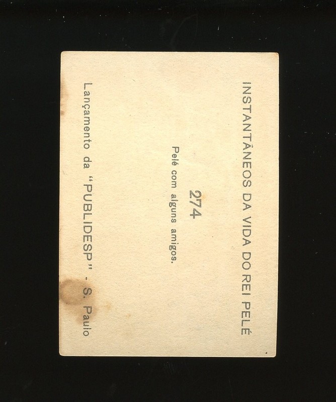 1964 Instantaneos Da Vida Do Rei Set-Break #274 Pele LOW GRADE *GMCARDS* view 2