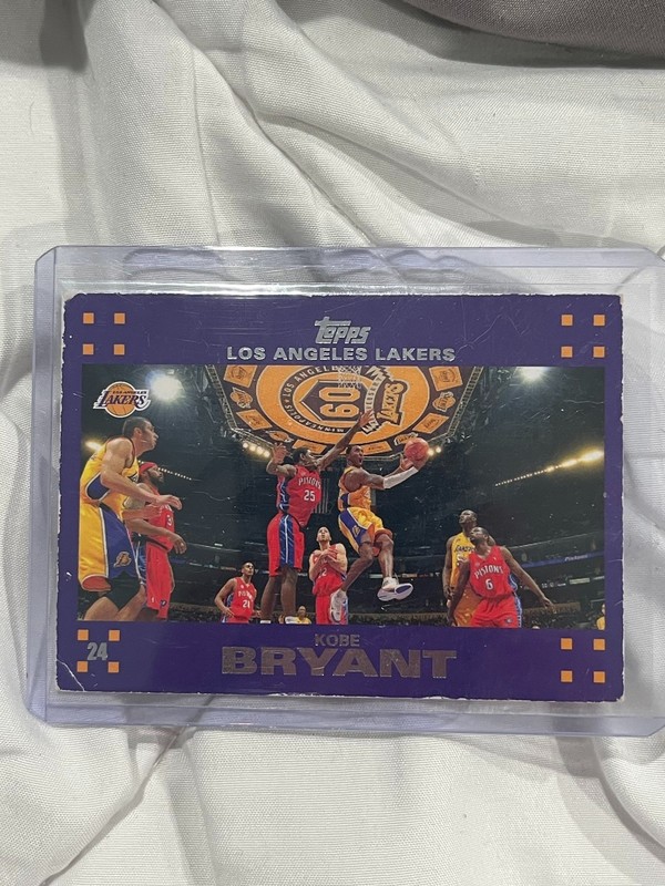 2007-08 Topps Los Angeles Lakers Kobe Bryant #LAL8 Special Edition Purple Lakers