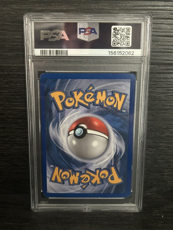 2006 Pokemon Gold Star EX Crystal Guardians #100 Celebi Holo w/ Swirl PSA 2 view 2