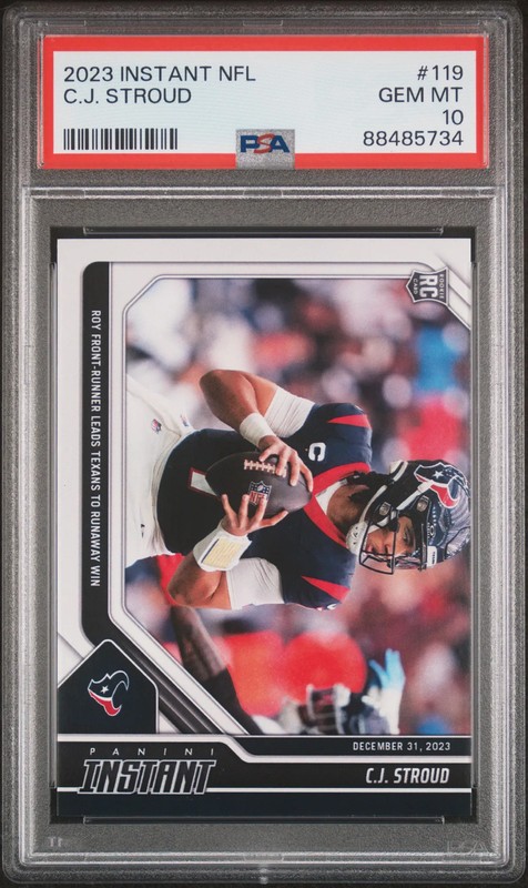 2023 Panini Instant NFL C. J. Stroud #119 PSA 10