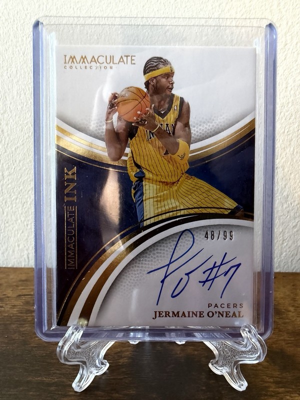 Jermaine O'Neal 2024-25 Panini Immaculate Collection Immaculate Ink Auto /99