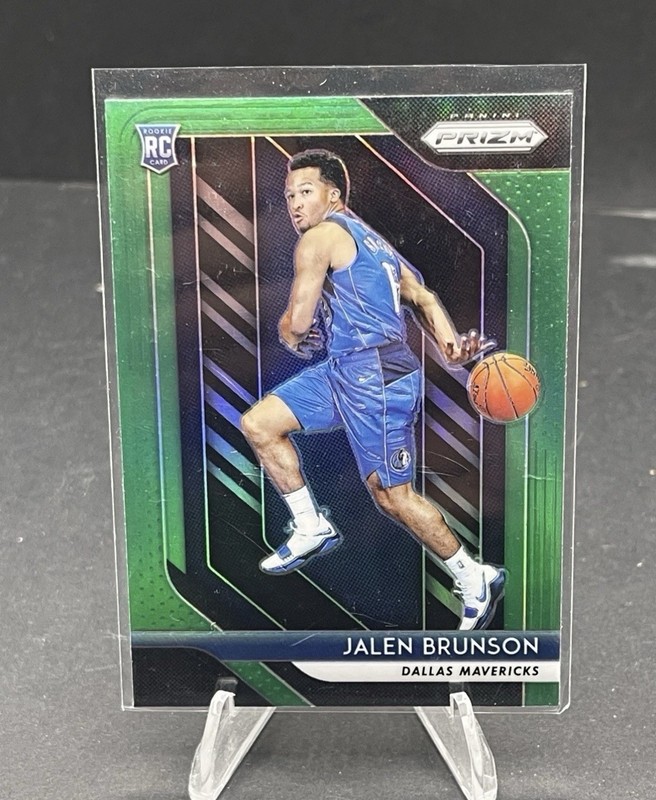 2018-19  Prizm - Jalen Brunson GREEN #250 (RC) CHASER PACK! FINALS MVP? READ