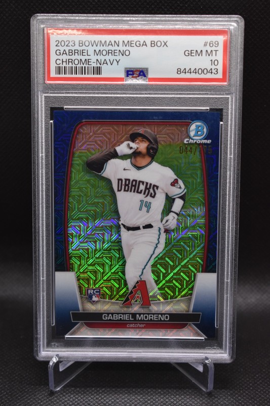 Gabriel Moreno Rookie /175 PSA 10 2023 Bowman Chrome Navy Arizona Diamondbacks