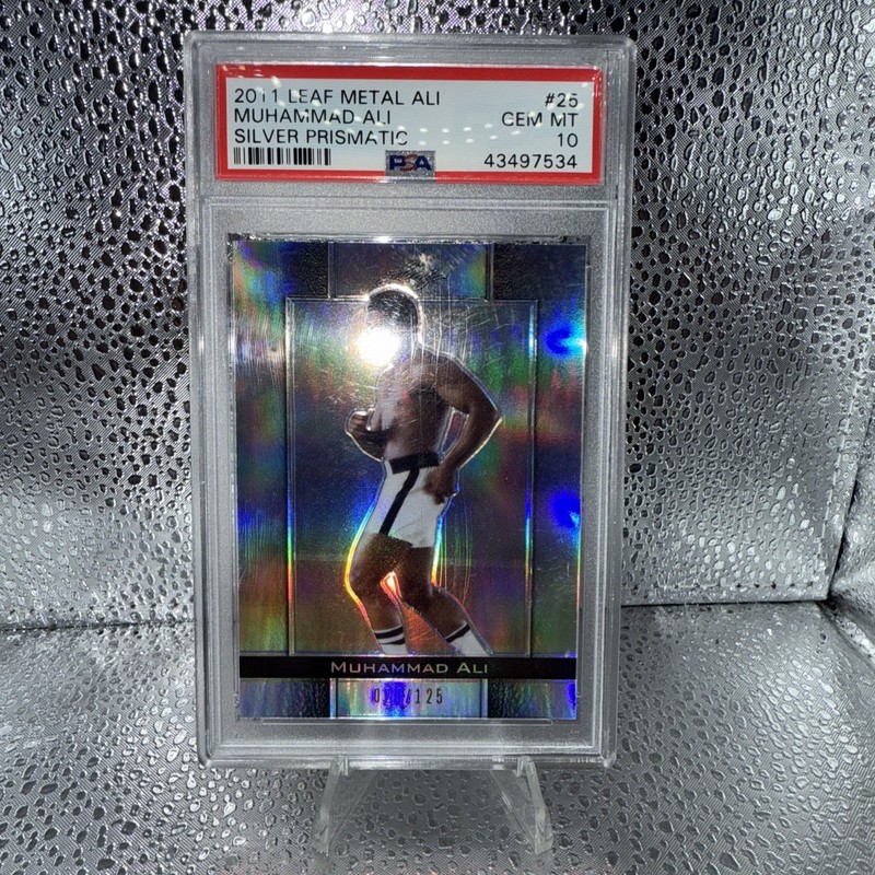2011 Leaf Metal Silver Prismatic Boxing Muhammad Ali PSA 10 GEM MINT